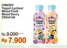 Promo Harga CIMORY Yogurt Drink Lychee, Mixed Berry, Mixed Fruit 250 ml - Indomaret