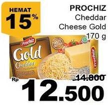 Promo Harga PROCHIZ Gold Cheddar 170 gr - Giant