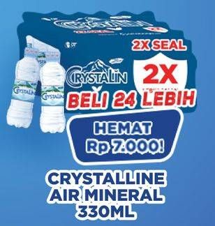 Promo Harga Crystalline Air Mineral 330 ml - Hypermart