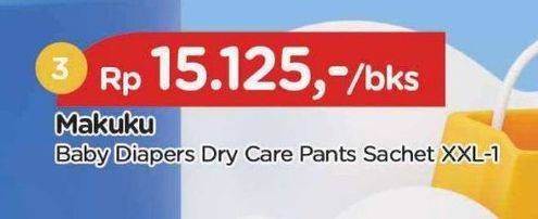 Promo Harga Makuku Dry & Care Celana XXL1 1 pcs - TIP TOP