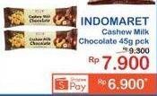 Promo Harga INDOMARET Cashew Milk Chocolate 45 gr - Indomaret