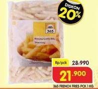 Promo Harga 365 French Fries 1000 gr - Superindo