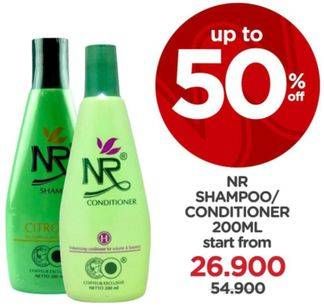 Promo Harga NR Shampoo/ Conditioner 200ml  - Watsons