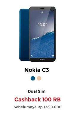 Promo Harga NOKIA C3 Smartphone  - Erafone