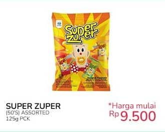 Promo Harga Super Zuper Permen 125 gr - Indomaret