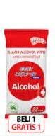 Promo Harga ELLEAIR Alcohol Wipes 22 pcs - Alfamart