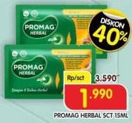 Promo Harga Promag Gazero Herbal 10 ml - Superindo