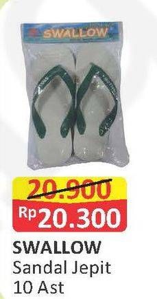 Promo Harga SUN SWALLOW Sandal Jepit 10  - Alfamart
