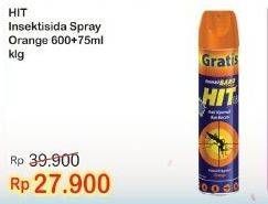 Promo Harga HIT Aerosol Orange 675 ml - Indomaret