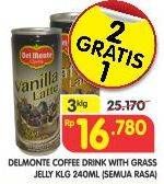Promo Harga Del Monte Latte All Variants per 3 kaleng 240 ml - Superindo