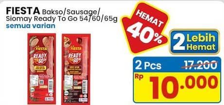 Promo Harga Fiesta Ready To Go All Variants 54 gr - Indomaret