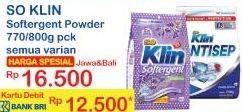 Promo Harga SO KLIN Softergent Purple Lavender 770 gr - Indomaret