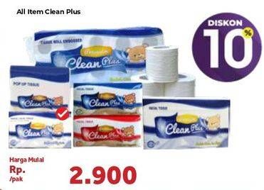 Promo Harga CLEAN PLUS Tissue Soft Pack  - Carrefour
