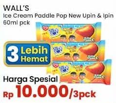 Promo Harga Walls Paddle Pop Upin Ipin 60 ml - Indomaret