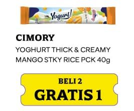 Promo Harga Cimory Yogurt Stick Mango Sticky Rice 40 gr - Indomaret