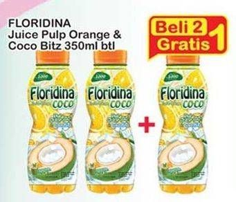 Promo Harga FLORIDINA Juice Pulp Orange Coco 350 ml - Indomaret