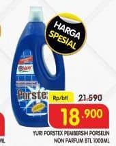 Promo Harga Yuri Porstex Pembersih Porselen Biru 1000 ml - Superindo