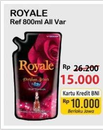 Promo Harga SO KLIN Royale Parfum Collection Hot Summer 800 ml - Alfamart