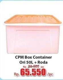 Promo Harga CPM Container Box + Roda Ori 50000 ml - Hari Hari