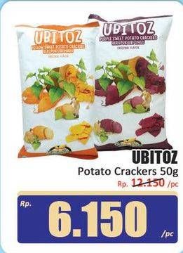 Promo Harga Ubitoz Potato Crackers 50 gr - Hari Hari