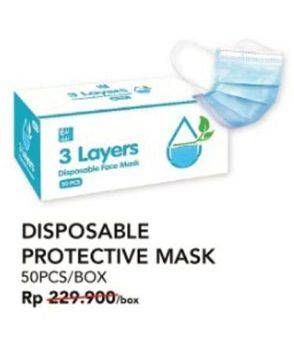 Promo Harga Okidoki Masker Disposable Protective 50 pcs - Carrefour