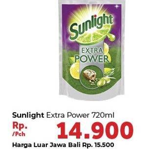 Promo Harga SUNLIGHT Pencuci Piring Extra Power Butiran Biji Zaitun 720 ml - Carrefour