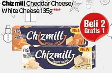 Promo Harga CHIZMILL Wafer Cheddar, White 135 gr - Carrefour