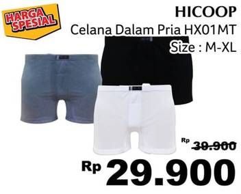 Promo Harga HICOOP Celana Dalam Pria HX01MT  - Giant