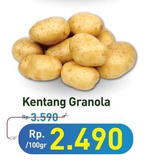 Kentang Granola per 100 gr Diskon 30%, Harga Promo Rp2.490, Harga Normal Rp3.590