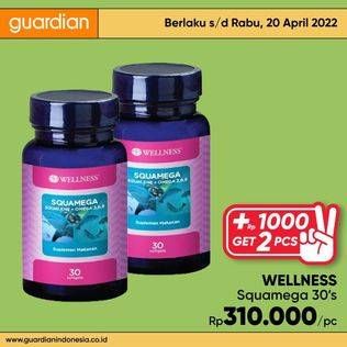 Promo Harga WELLNESS Squamega 30 pcs - Guardian