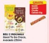 Promo Harga INDOMILK Good To Go Choco, Avocado per 2 pcs 250 ml - Alfamart