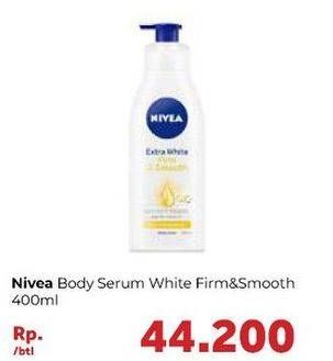 Promo Harga NIVEA Body Lotion Extra White Firm Smooth, Extra White Radiant Smooth 400 ml - Carrefour