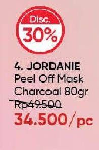 Promo Harga Jordanie Peel Off Mask Charcoal 80 ml - Guardian