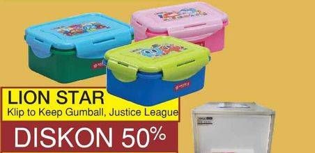 Promo Harga LION STAR Klip To Keep Gumbal, Justice League  - Yogya