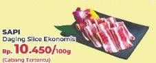 Promo Harga Daging Sapi Slice per 100 gr - Yogya