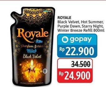 Promo Harga So Klin Royale Parfum Collection Black Velvet, Hot Summer, Purple Dawn, Starry Night, Winter Breeze 800 ml - Alfamidi