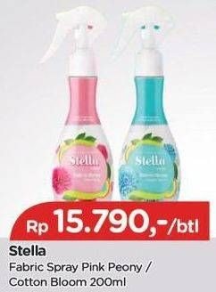 Promo Harga STELLA Fabric Spray Cotton Bloom, Pink Peony 245 ml - TIP TOP
