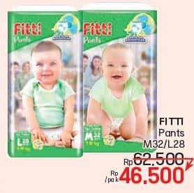 Promo Harga Fitti Pants M32, L28 28 pcs - Lotte Grosir