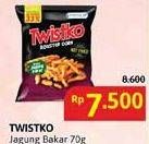 Promo Harga Twistko Snack Jagung Bakar Jagung Bakar 70 gr - Alfamidi