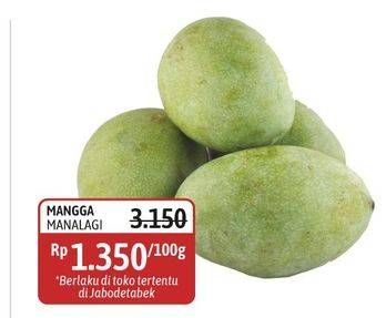 Promo Harga Mangga Manalagi per 100 gr - Alfamidi