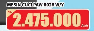 Promo Harga Polytron PAW 8028 Mesin Cuci 1 Tabung 8kg  - Hari Hari