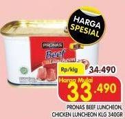 Promo Harga PRONAS Beef, Chicken Luncheon  - Superindo