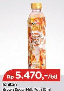 Promo Harga ICHITAN Brown Sugar Milk 310 ml - TIP TOP