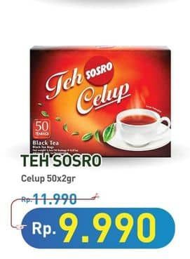 Promo Harga Sosro Teh Celup per 50 pcs 2 gr - Hypermart