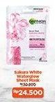 Promo Harga GARNIER Sakura White Waterglow Serum Mask  - Indomaret