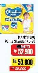 Promo Harga Mamy Poko Pants Xtra Kering XL20 20 pcs - Alfamart