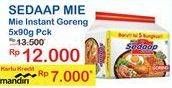 Promo Harga SEDAAP Mie Goreng Original per 5 pcs 90 gr - Indomaret