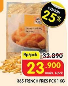 Promo Harga 365 French Fries 1000 gr - Superindo