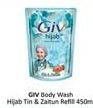 Promo Harga GIV Body Wash Hijab Tin Zaitun 450 ml - Alfamidi