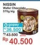Promo Harga NISSIN Wafers Chocolate 570 gr - Indomaret